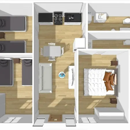 Home-castillo -velasco, 2 Banos * لقنت